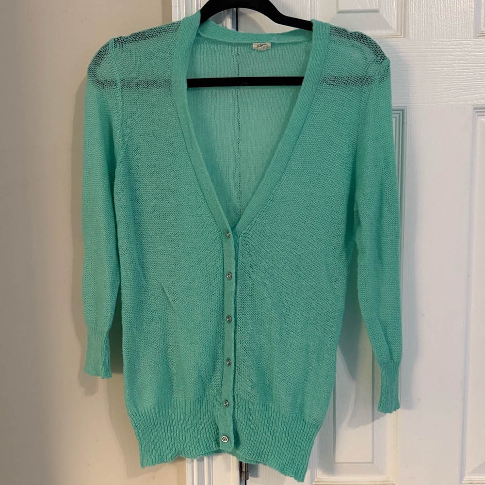 JCrew Mint Green Women's Sweater